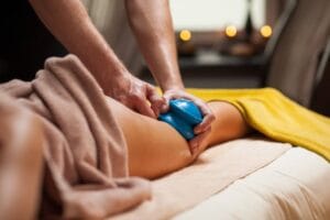Anti cellulite massage at spa