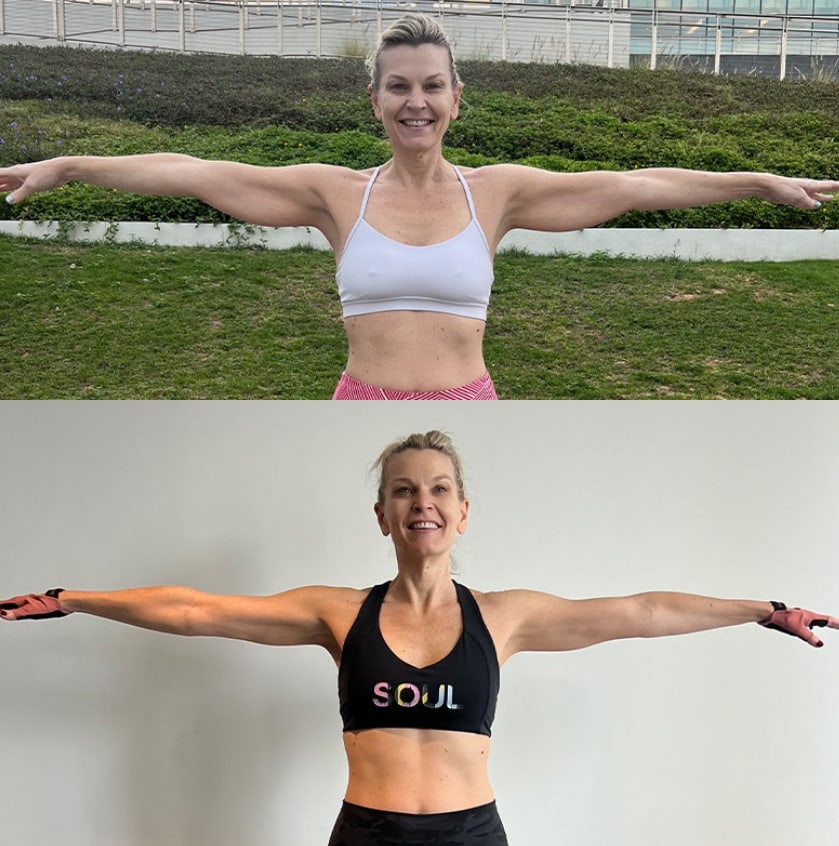 Tracy before and after
